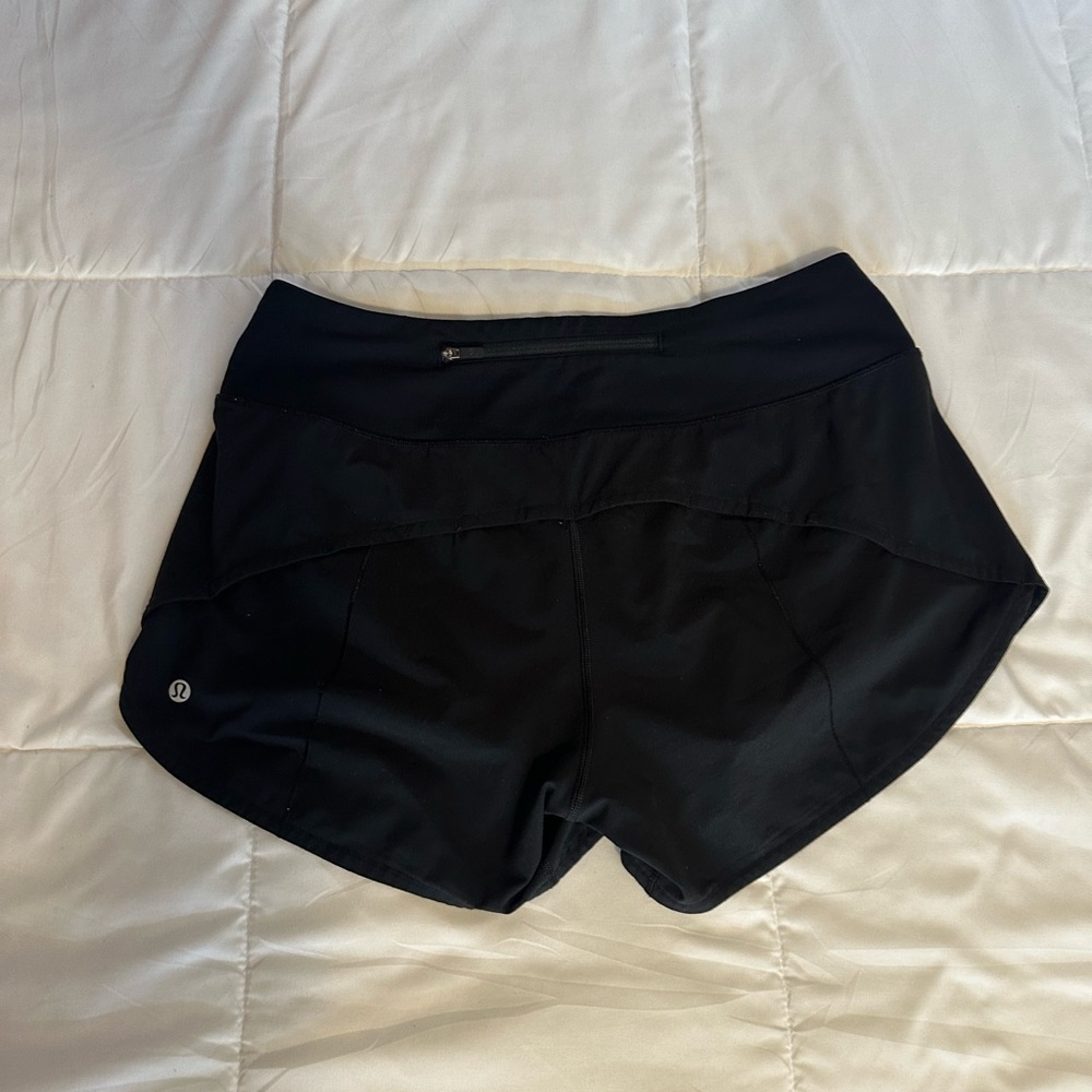 Black Lululemon Speedups Size 8 Tall